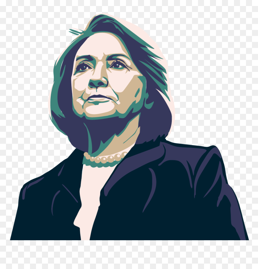 Clinton Head Png - Hillary Clinton Blank Background, Transparent Png - hillary clinton png
