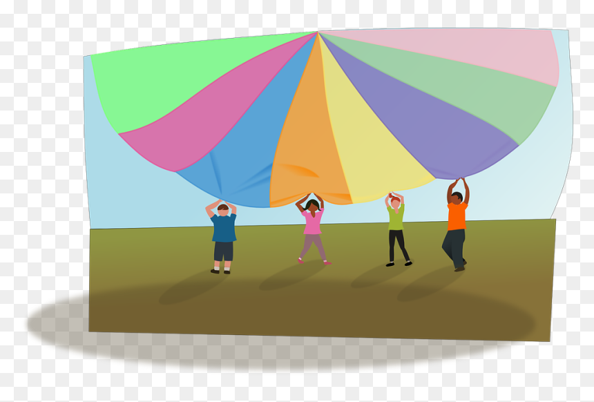 Parachute Children Child - Kids Parachute Hd Transparent, HD Png Download - parachute png