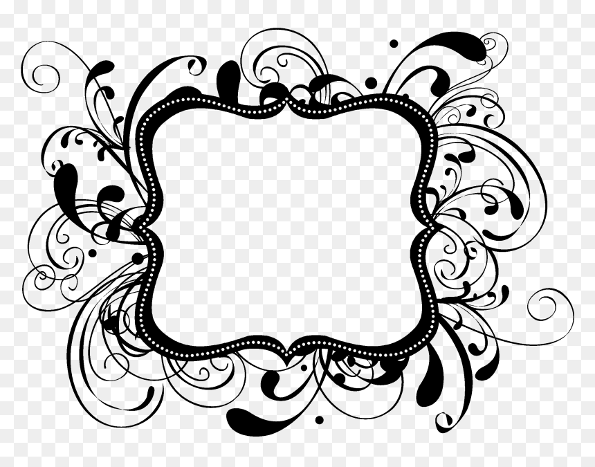 These Vector Swirls Were Hand Drawn And Then Traced - Invitaciones Boda Rojo Blanco, HD Png Download - wedding vector design png