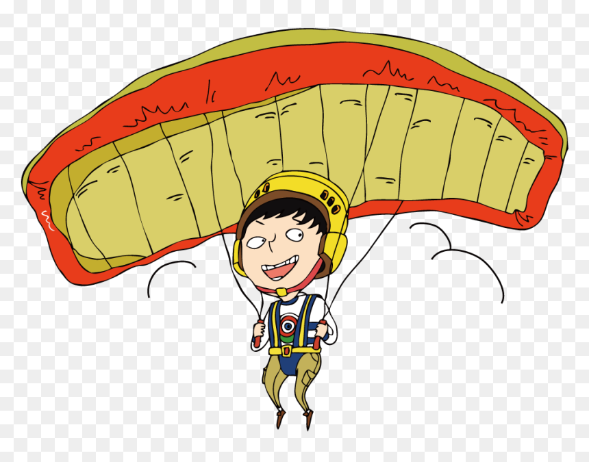 Transparent Parachuting Clipart - Illustration, HD Png Download - parachute png
