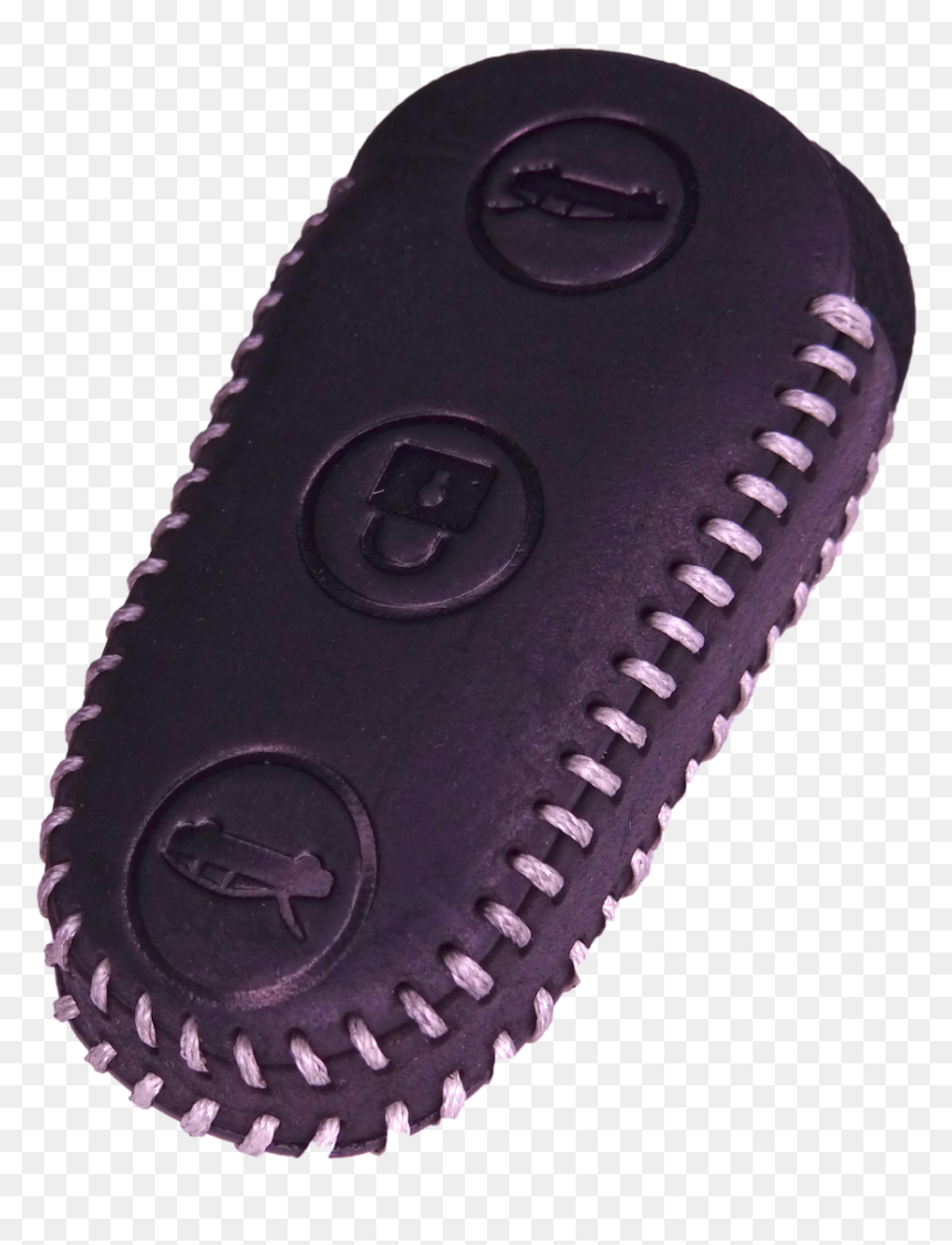 Baseball Stitched Leather Fob Pocket For Model X - Slipper, HD Png Download - baseball stitches png