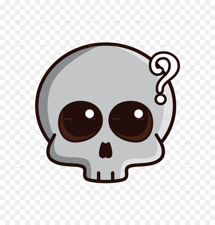 Skull Funny, HD Png Download - skull emoji png
