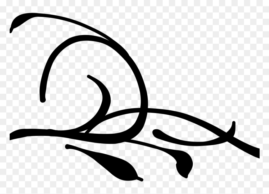 Line Art, HD Png Download - golden vector swirl png