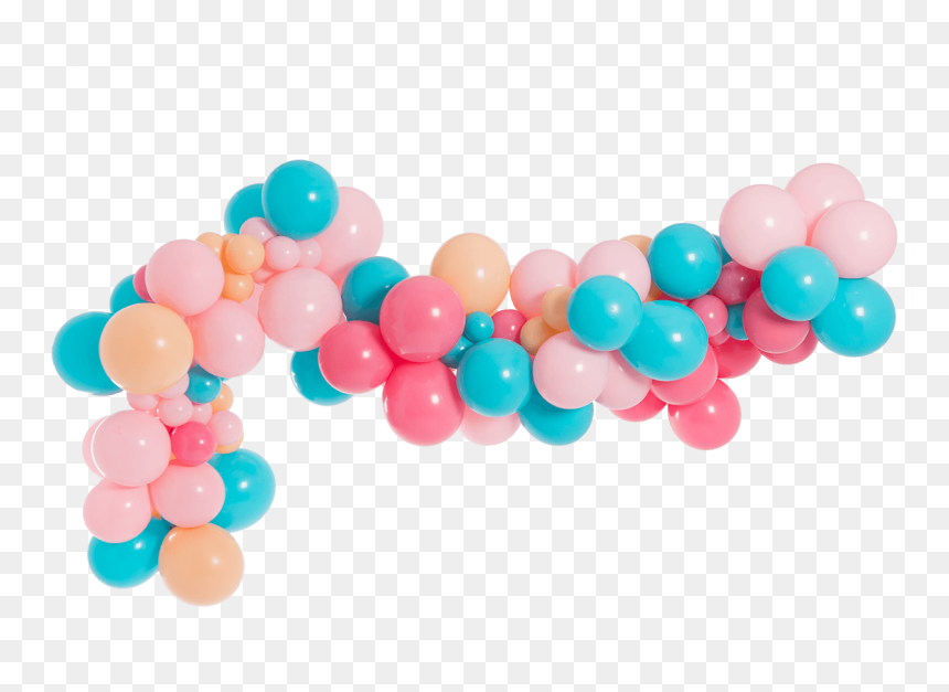 Macaroon Garland - Balloon Garland Transparent, HD Png Download - garland png