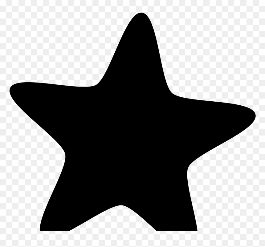 Star, HD Png Download - black star png