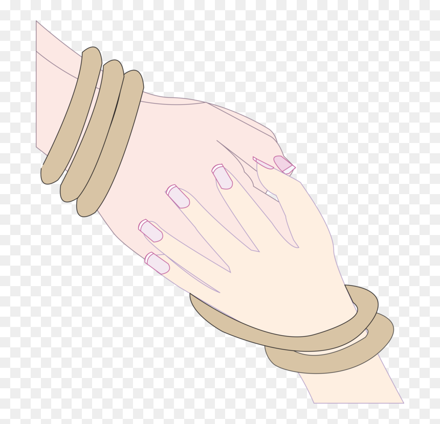 Thumb,hand,nail, HD Png Download - wedding hands png