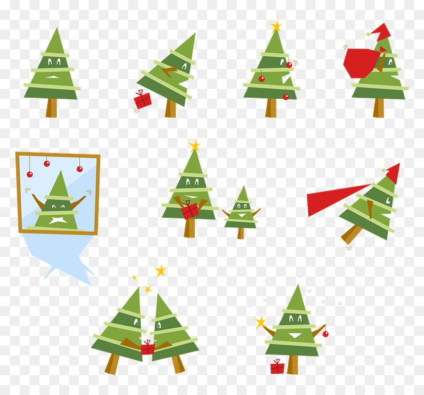 Christmas Tree, HD Png Download - christmas tree vector png