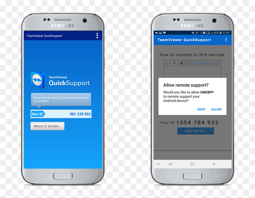 Hassle Free Installation Assistance - Teamviewer Quick Support Dashboard, HD Png Download - android mobile phone png