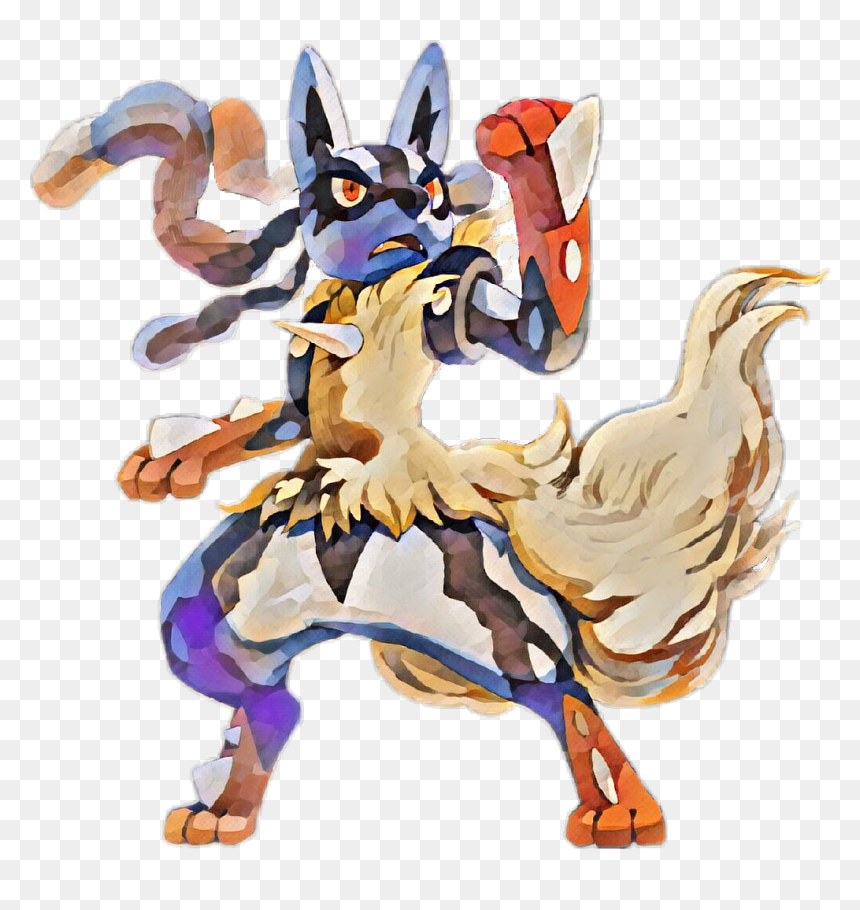 #pokemon #pokémon #lucario #mégalucario #méga-lucario - Lucario Hd, HD Png Download - lucario png