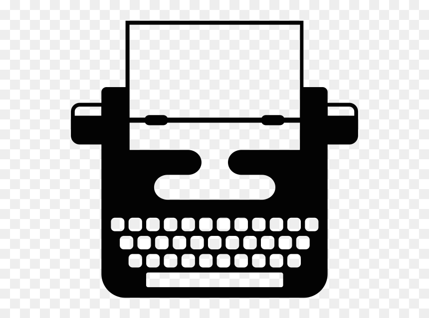 Typewriter Icon Transparent Background Clipart , Png - Typewriter Icon Transparent Background, Png Download - typewriter png