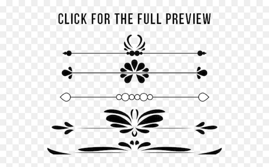 Flourishes Clipart Weddding - Divider Flourishes Clip Art, HD Png Download - wedding text png
