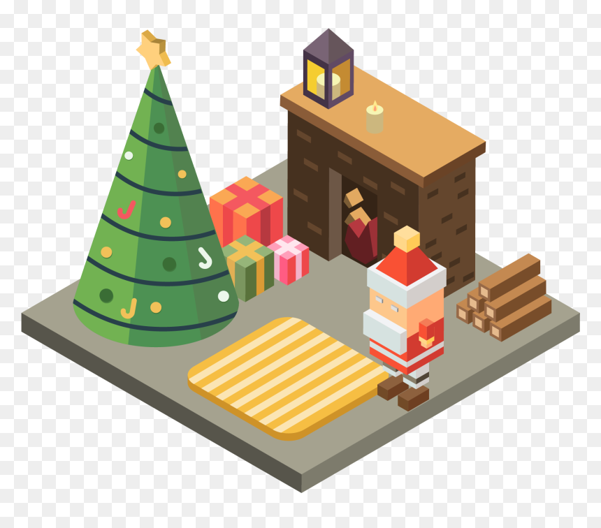 5d Christmas Cartoon Match Png And Vector Image - Christmas Tree, Transparent Png - christmas tree vector png