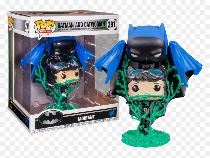Funko Pop Batman And Catwoman Moment, HD Png Download - batman comic png