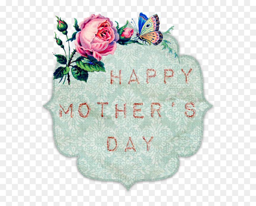 Vintage Mothers Day Clipart, HD Png Download - mother's day png