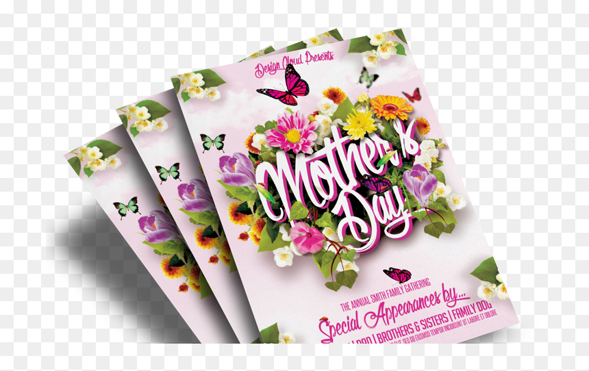 Mother"s Day Flyer Template - Graphic Design, HD Png Download - mother's day png