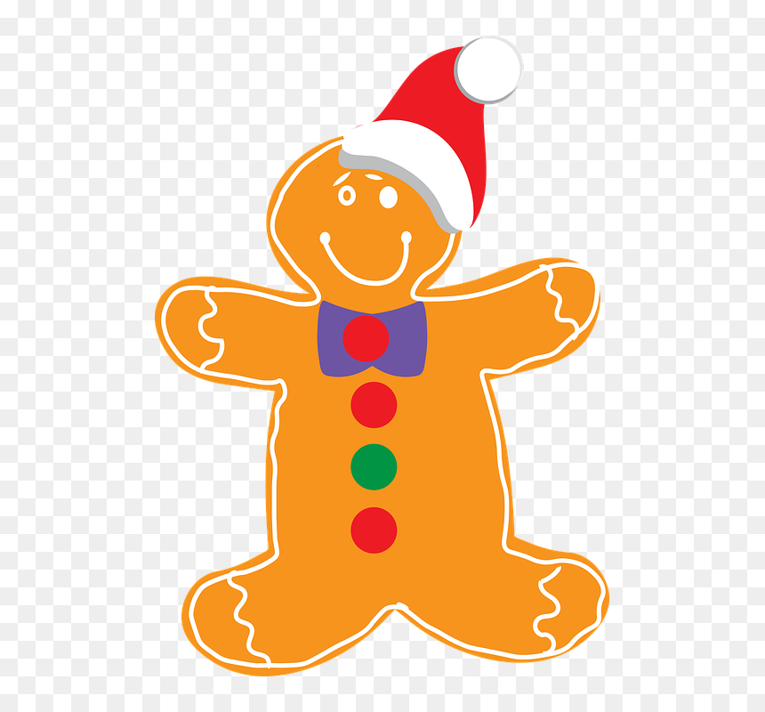 Clip Art, HD Png Download - gingerbread man png