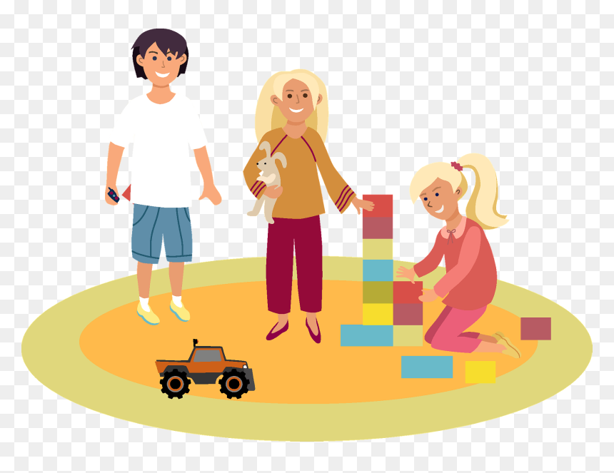 Cartoon, HD Png Download - kids playing png