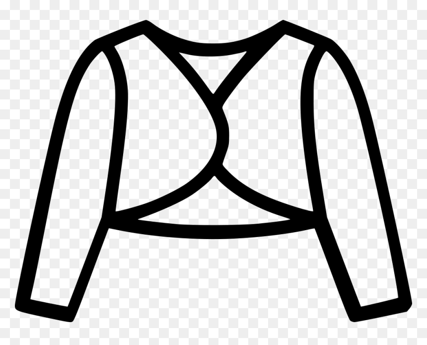 Bolero Jacket - Black And White Clipart Of Jacket, HD Png Download - bolero png