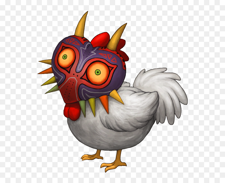 Png-gallo // The Legend Of Zelda Majora"s Mask - Zelda Cuccos Png, Transparent Png - majora's mask png