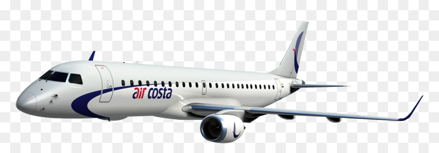 Air Costa Airlines Png - Boeing 737 Next Generation, Transparent Png - indian flight png