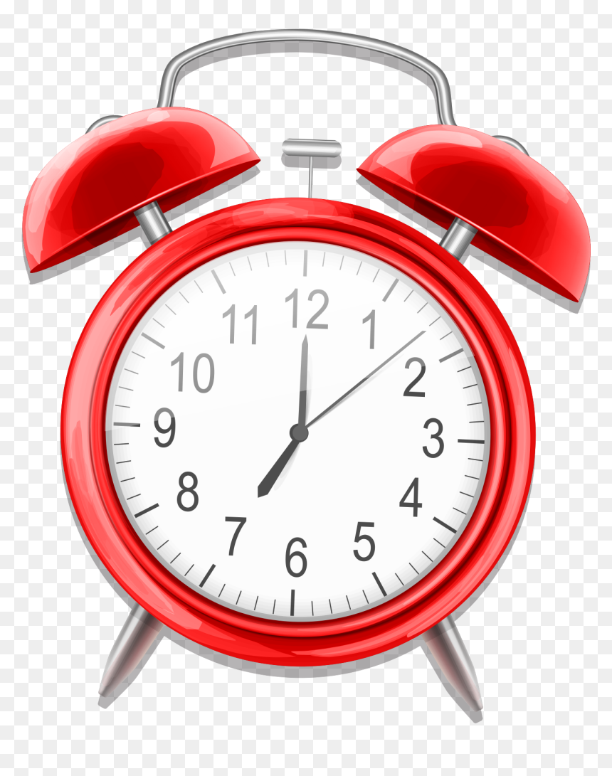 Alarm Clock Watch - Red Alarm Clock Png, Transparent Png - alarm clock png