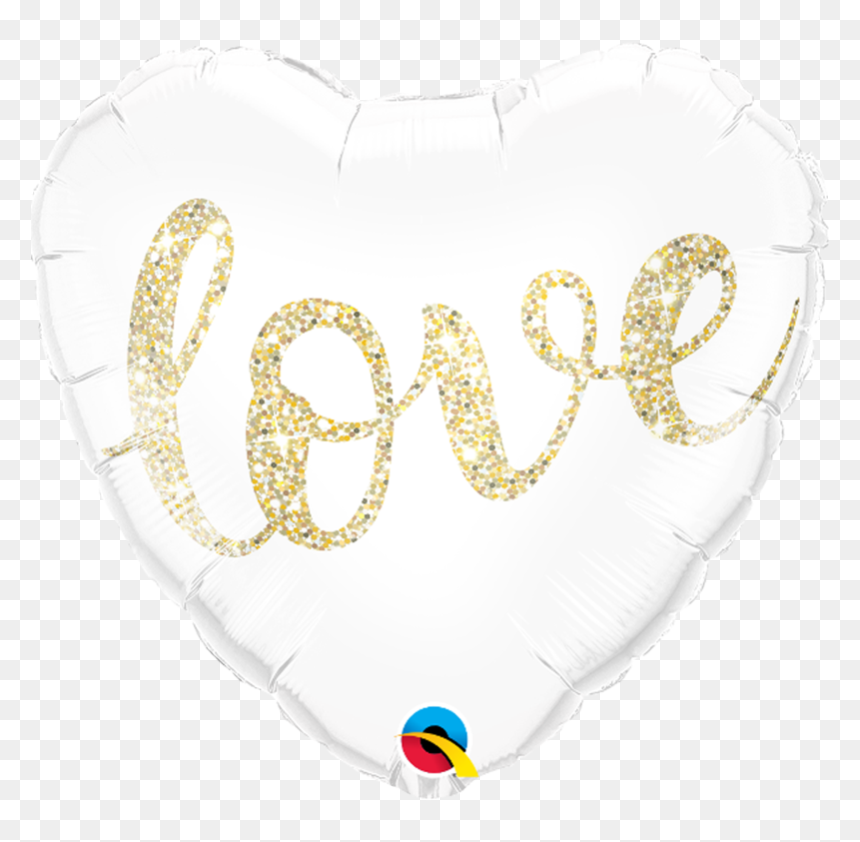 Glitter Love Heart From Flingers Party World Bristol - Love Balloon Qualatex, HD Png Download - fancy items images png