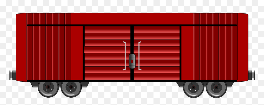 Cartoon Box Car Train, HD Png Download - train png images