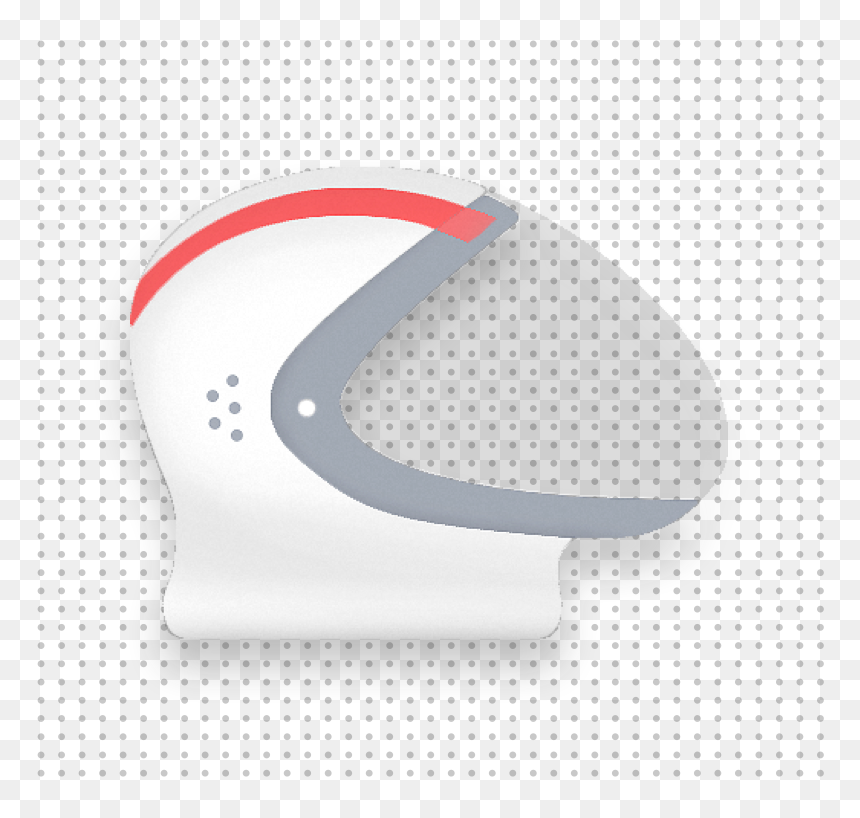 White - Crescent, HD Png Download - astronaut helmet png