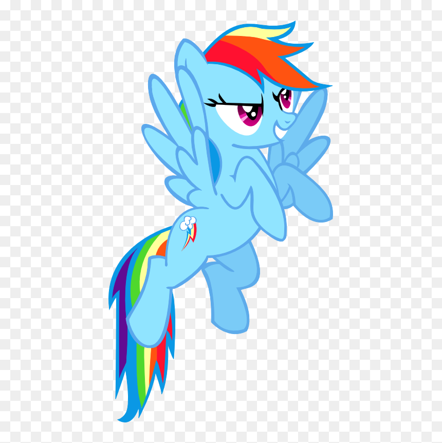 Rainbow Dash Flying Transparent Png - Rainbow Dash Flying Png, Png Download - rainbow dash png