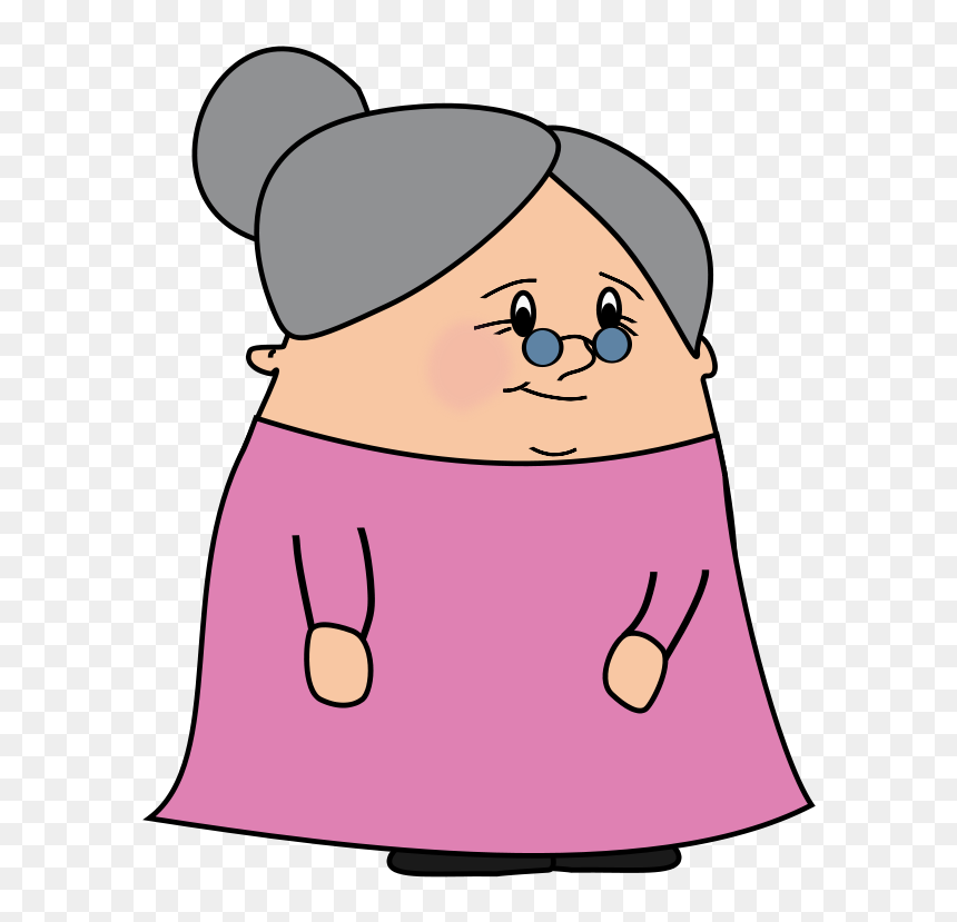 Thumb Image - Old Lady Clip Art, HD Png Download - grandma png