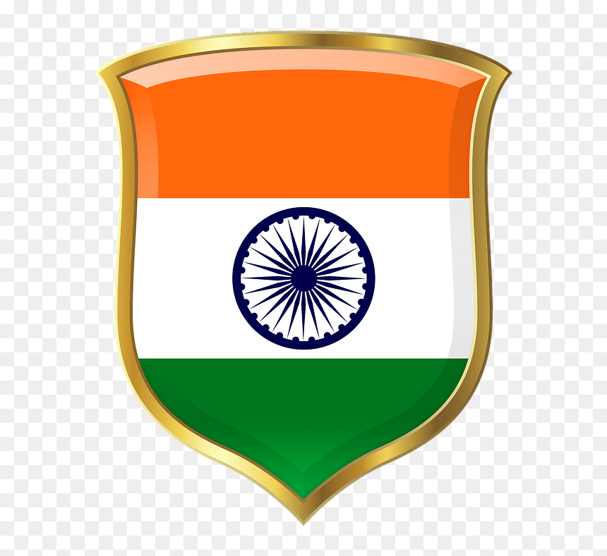 India Flag, HD Png Download - sheild png