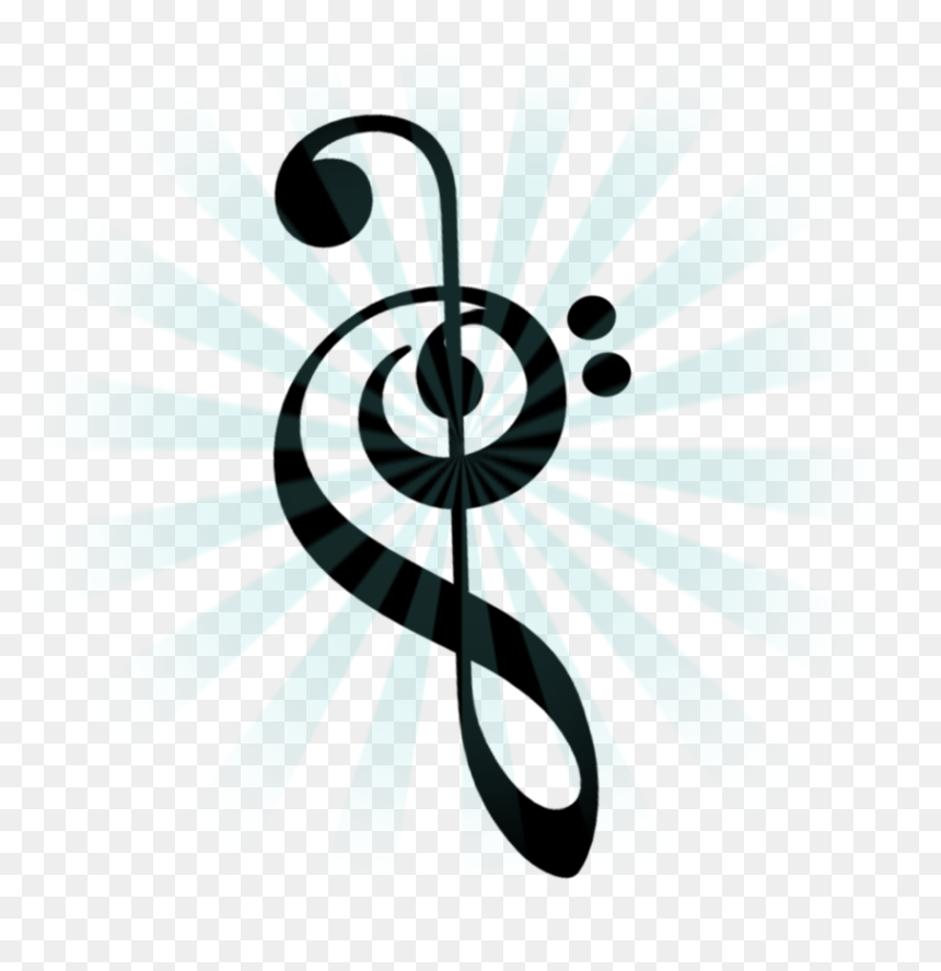 Violin And Bass Key - Treble Clef, HD Png Download - bass clef png