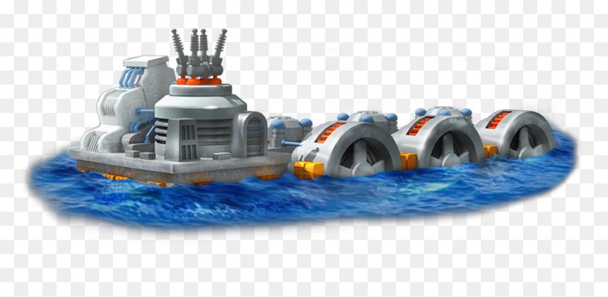 Tidal Power Plant Artwork - Tidal Power Plant Png, Transparent Png - tidal png
