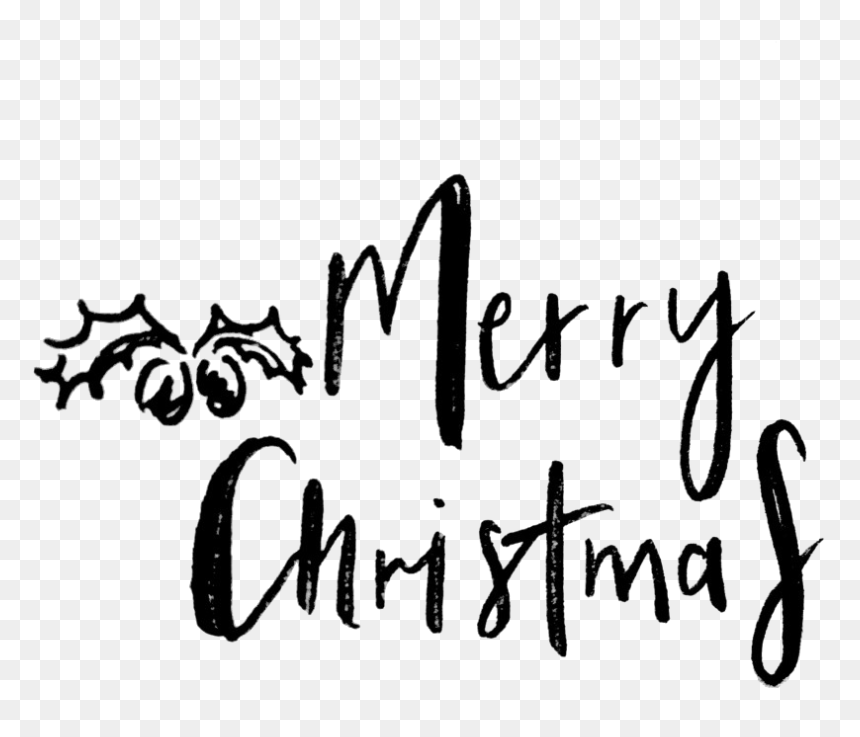 Christmas Word Png Clipart - Merry Christmas Word Png, Transparent Png - word png