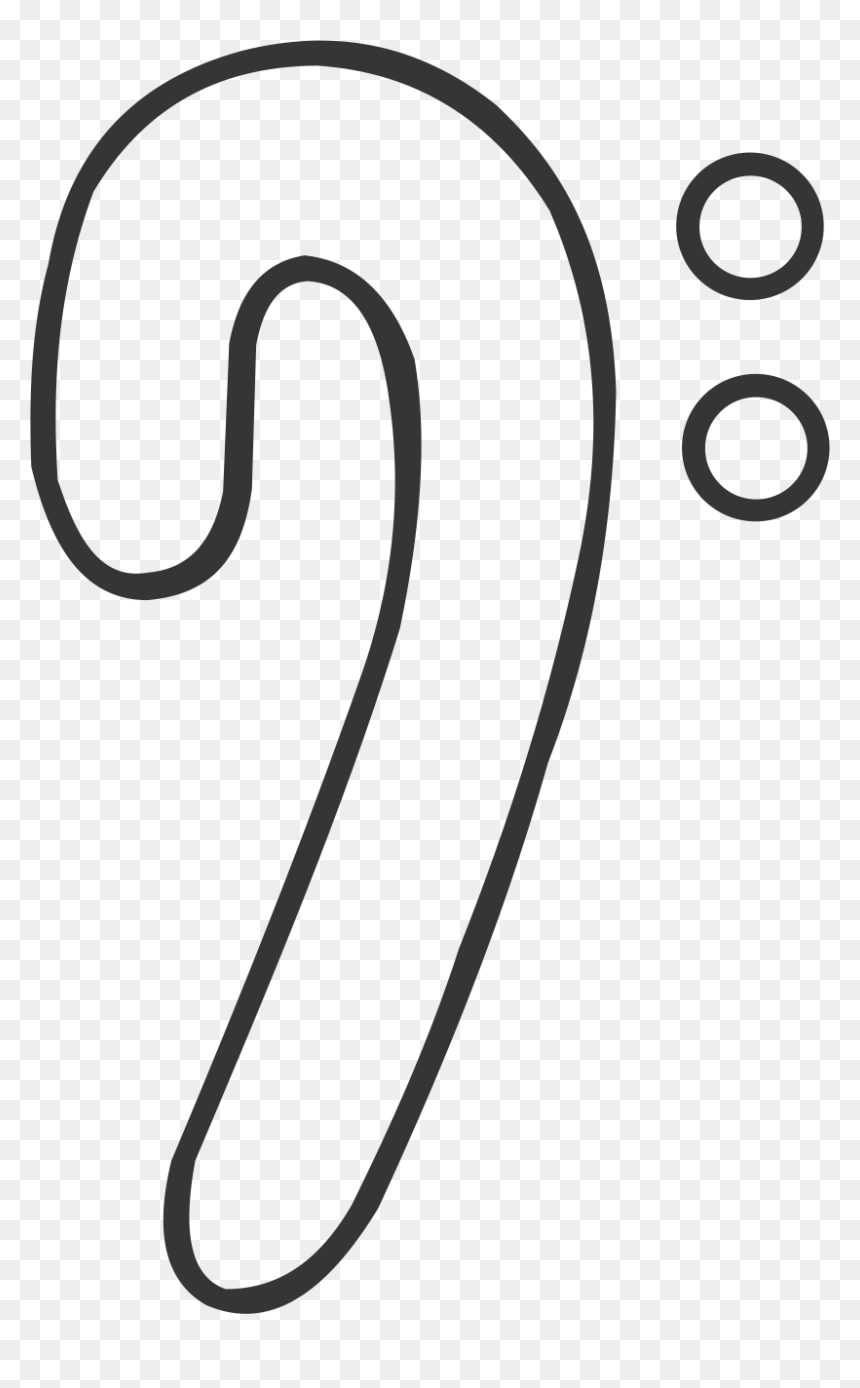 Line Art , Png Download - Line Art, Transparent Png - bass clef png