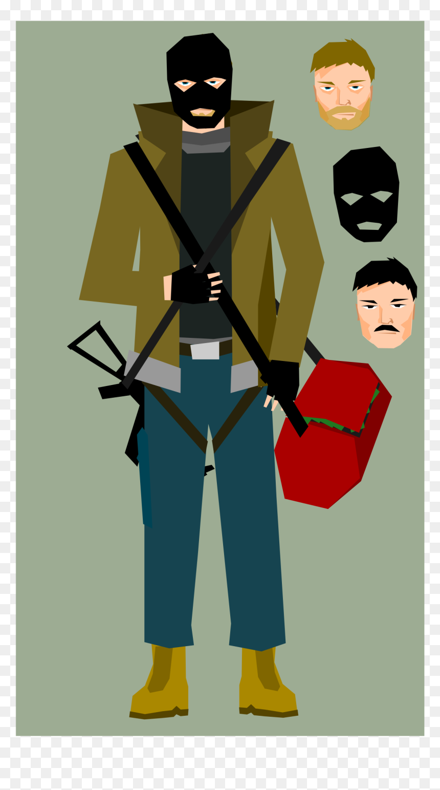 Bank Robber Clip Arts - Clip Art, HD Png Download - robber png