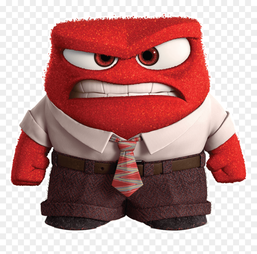 Anger Pixar Emotion Sadness Feeling - Anger Sadness Inside Out, HD Png Download - angry png
