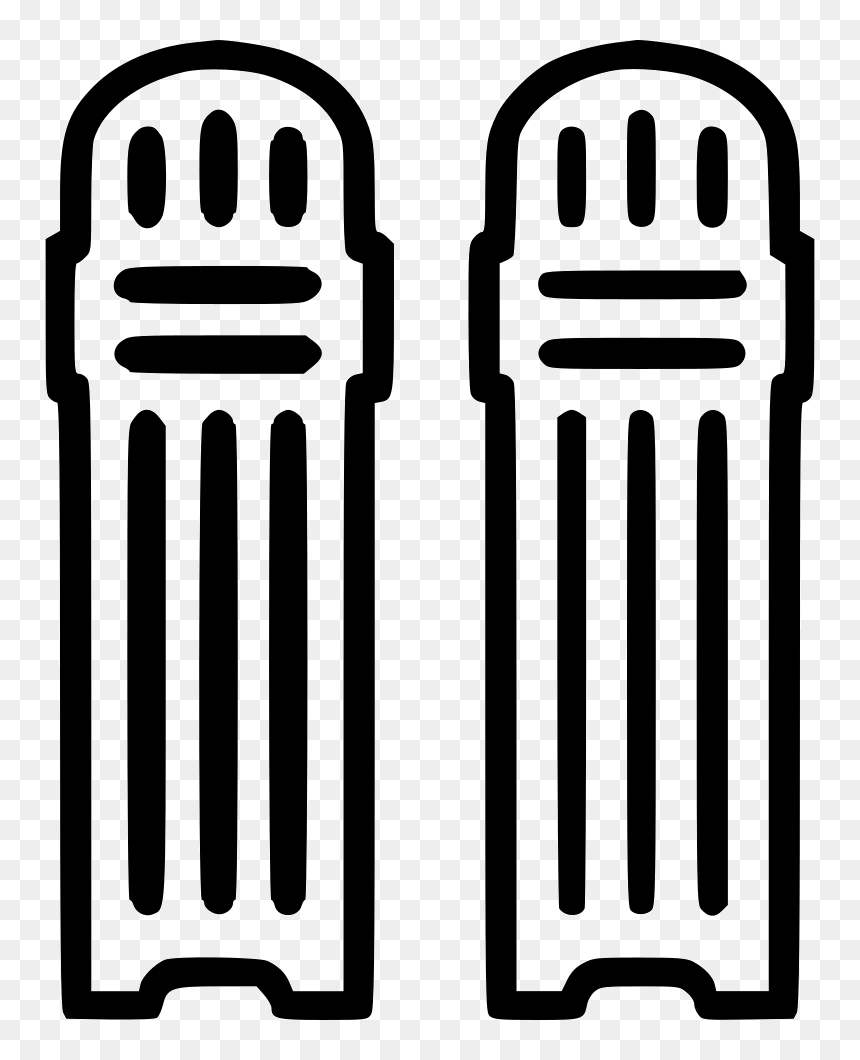 Cricket Pad Leg Protection Saety - Cricket Pads Clip Art, HD Png Download - cricket vector png