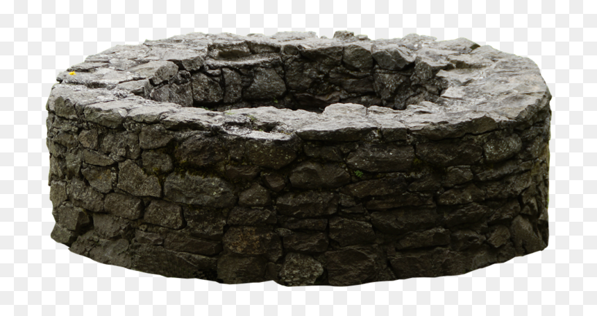 Fountain, Old, Stone Wall, Ol - Well Png Transparent, Png Download - stone wall png