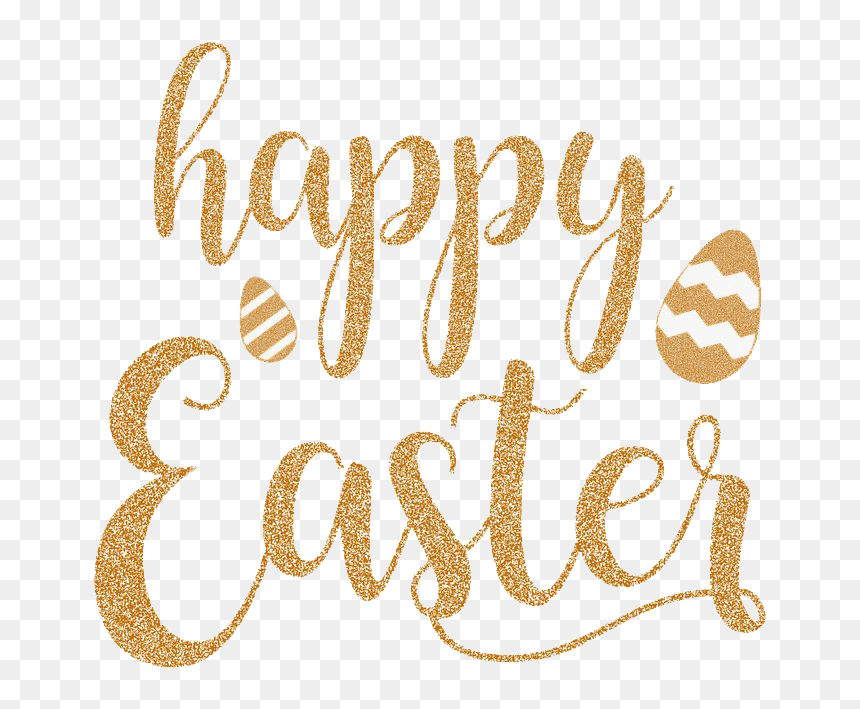 Happy Easter Logo Word Png File - Happy Easter Instagram Posts, Transparent Png - word png