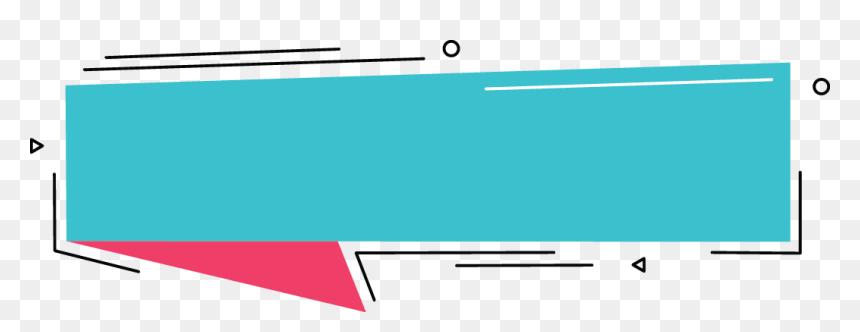 Blue Banner Pink Down Abstract Around - Background For Text Png, Transparent Png - blue banner png