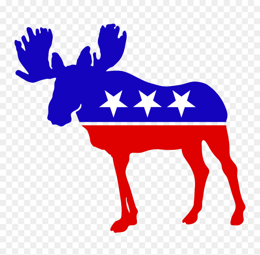 Progressive Moose - Moose Caution Sign On Road, HD Png Download - moose png