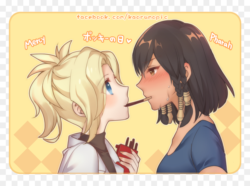 Mercy X Pharah Fanart, HD Png Download - pharah png