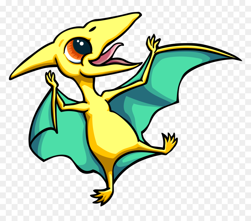 Dc Long Bé - Dực Long, HD Png Download - pterodactyl png