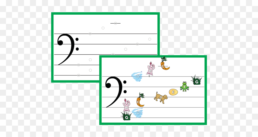 Diagram, HD Png Download - bass clef png