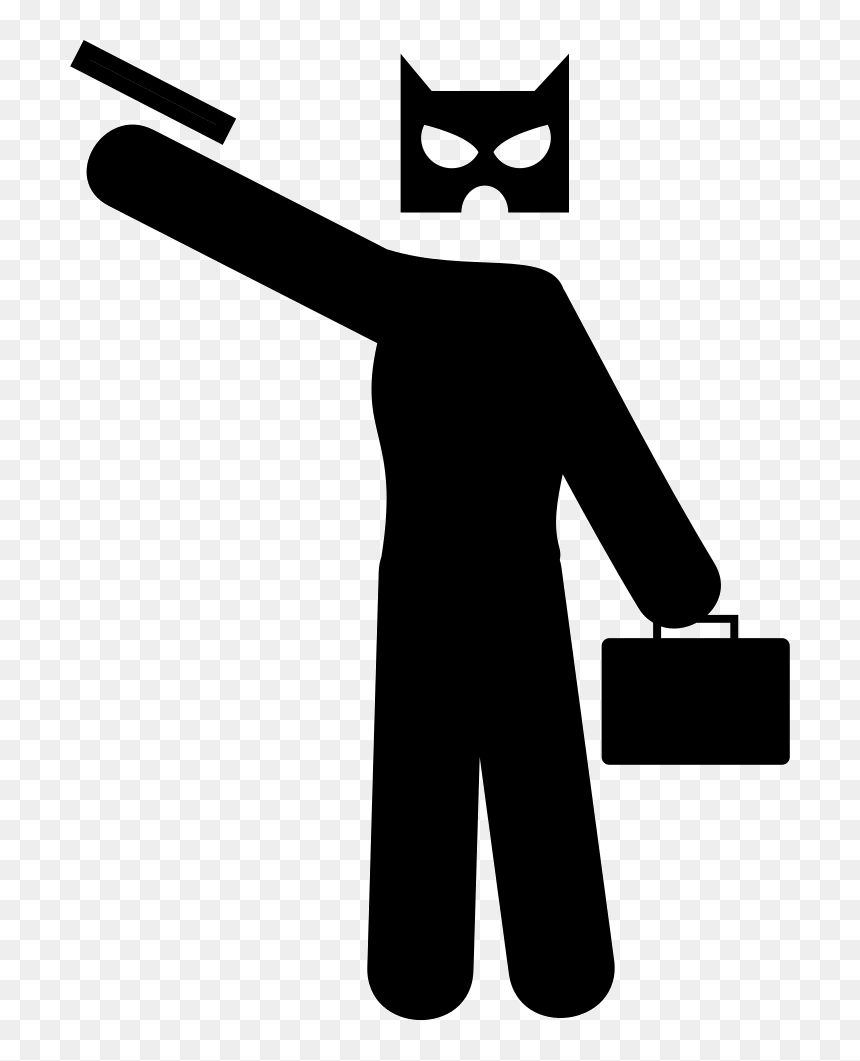 Bank Robbery Svg Png Icon Free Download - Bank Robber Icon, Transparent Png - robber png
