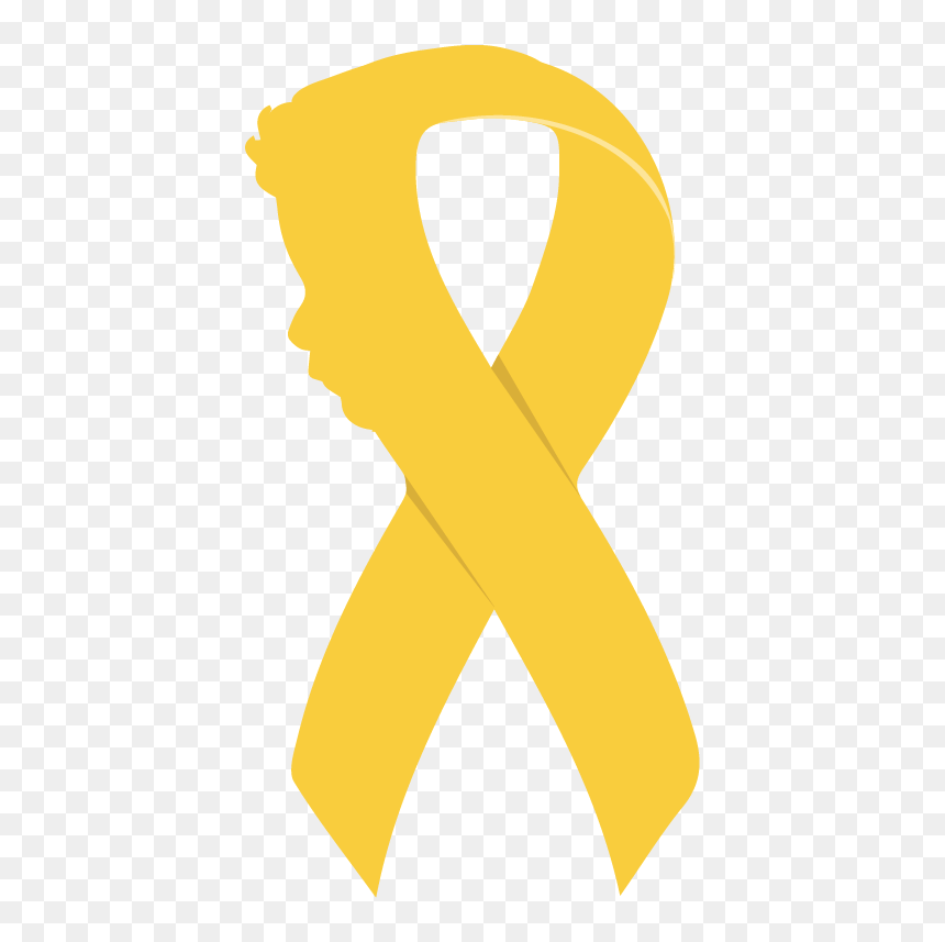 Child Cancer Ribbon Png, Transparent Png - cancer ribbon png