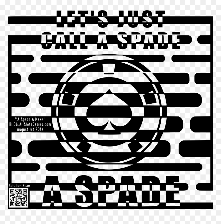 Call A Maze A Spade Clip Arts - Icon, HD Png Download - spade png