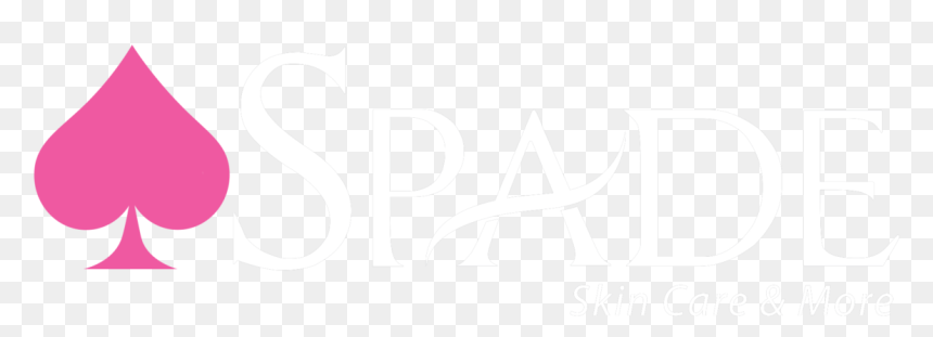 White Text Edit Png Spade Skin Care - Graphic Design, Transparent Png - spade png