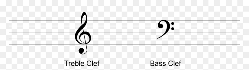 Line Art, HD Png Download - bass clef png